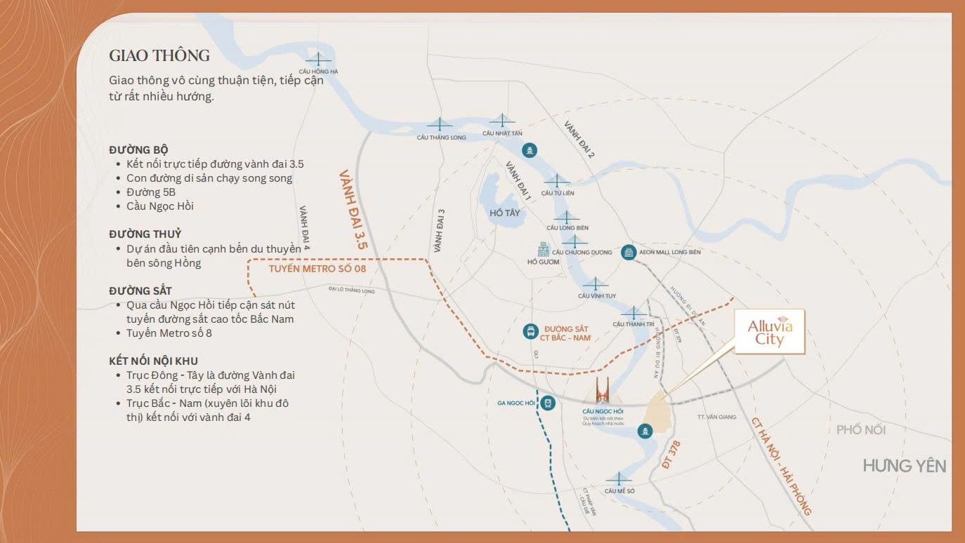 Vị Trí Dự Án Alluvia City Xuân Cầu tại Văn Giang - Hưng Yên