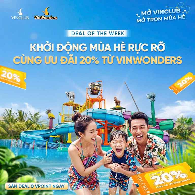 Đại tiệc nước giải nhiệt mùa hè tại VinWonders Wave Park và Water Park