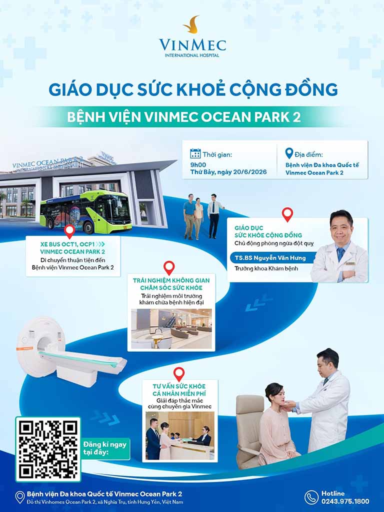 Hành trình chăm sóc sức khỏe chủ động và thuận tiện tại Vinmec Ocean Park 2